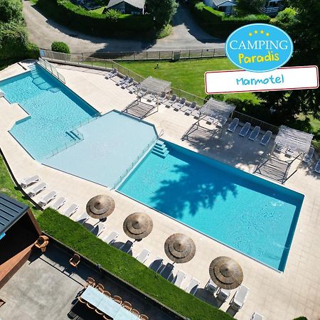 Camping Paradis Marmotel Saint-Geniez-dʼOlt Dış mekan fotoğraf
