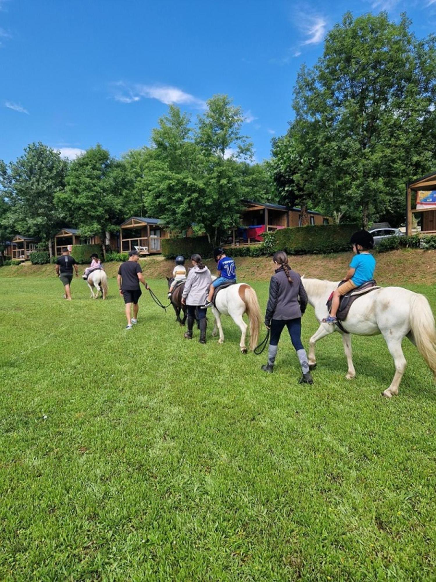 Camping Paradis Marmotel Saint-Geniez-dʼOlt Dış mekan fotoğraf