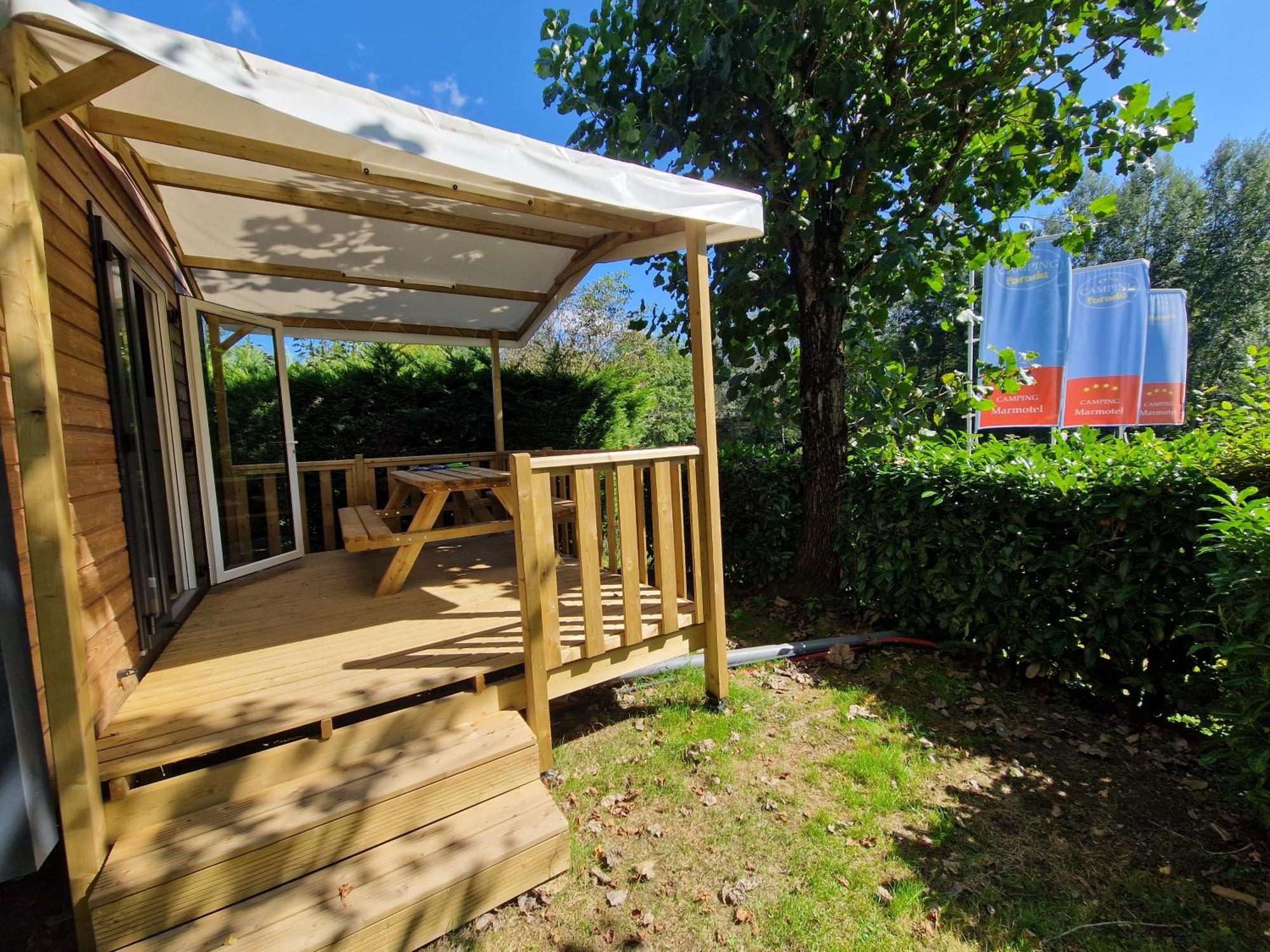 Camping Paradis Marmotel Saint-Geniez-dʼOlt Dış mekan fotoğraf
